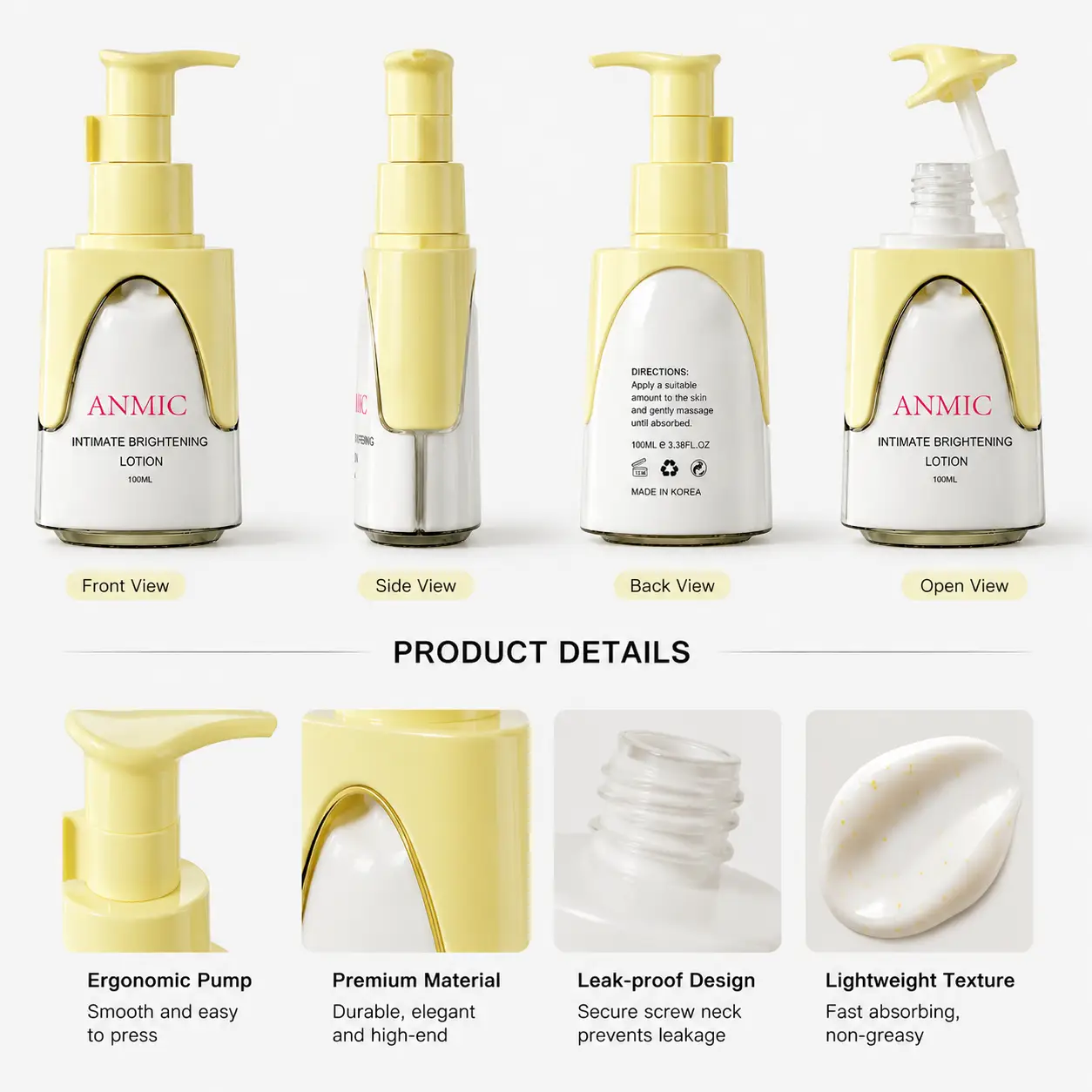 ANMIC Intimate Brightening Lotion (100ml) - Image 3
