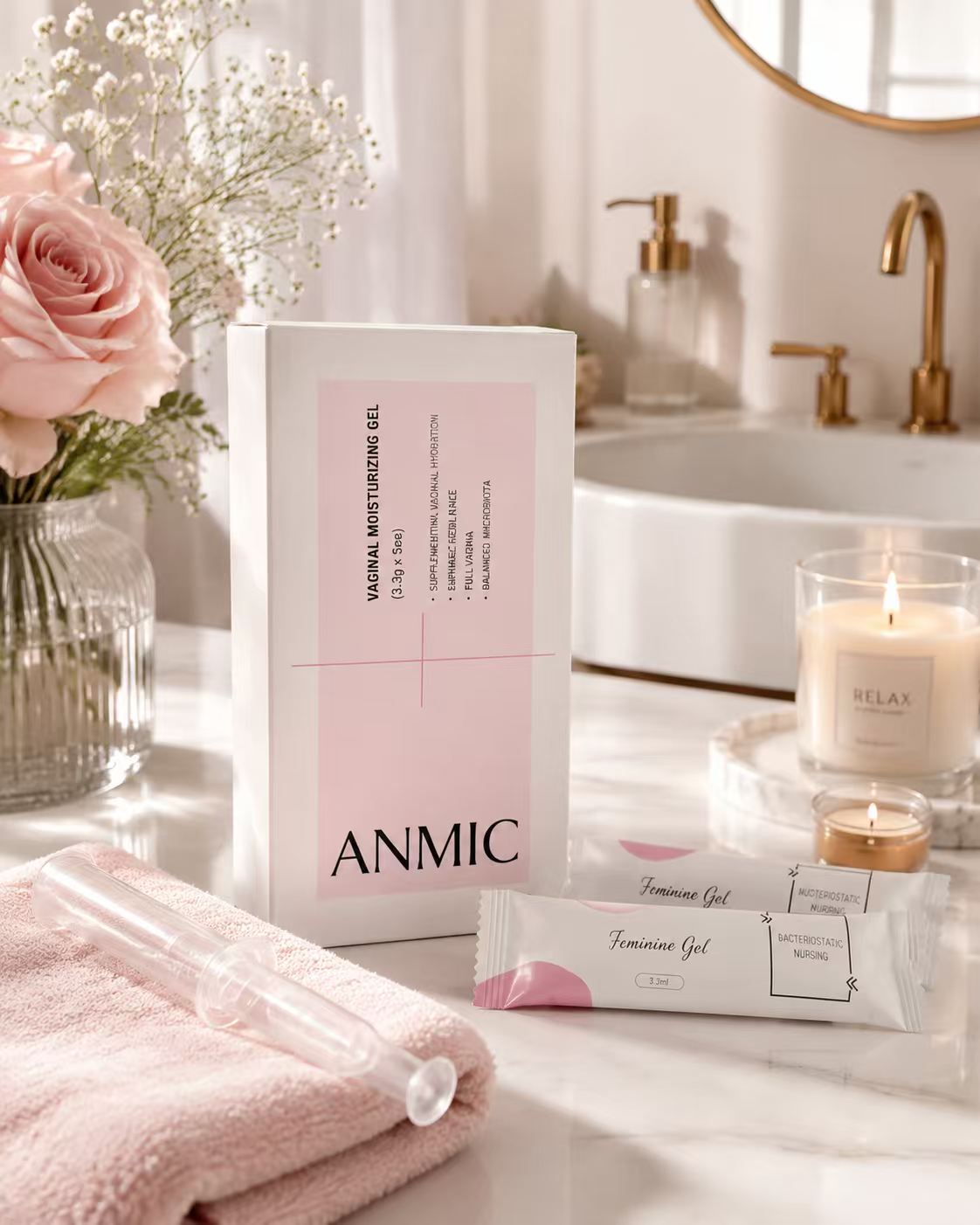 ANMIC Vaginal Moisturizing Gel - Deep Hydration & pH Balance (3.3g × 5 Pack) - Image 2